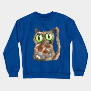 Tortoiseshell cat Crewneck Sweatshirt